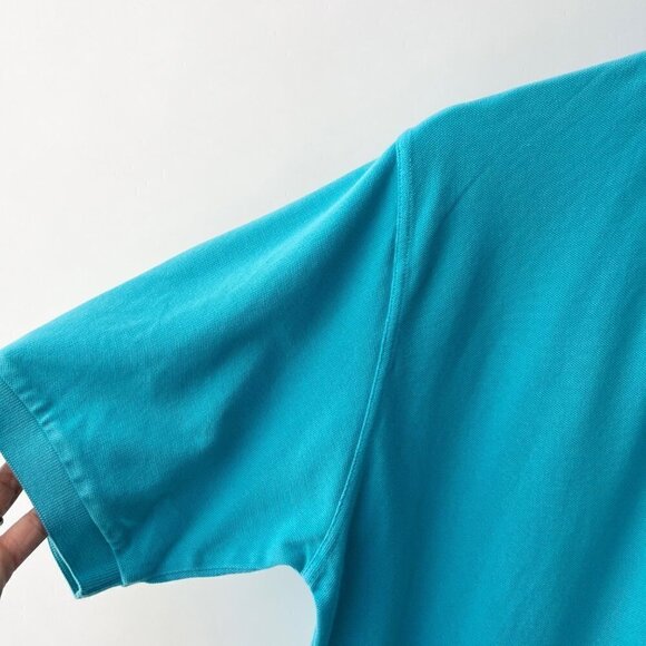 Fedeli 34 Lab The North Pique Polo in turquoise, Size 54 - Picture 4 of 8